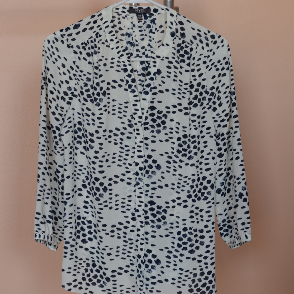 NYDJ Print Blouse